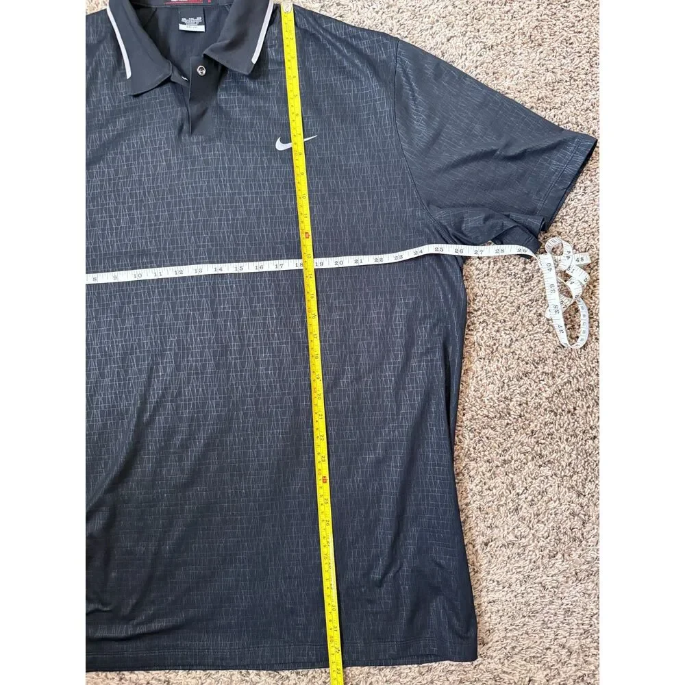 Nike Golf‎ Tiger Woods Collection Dri-FIT Polo Shirt - Black - Men’s 2XL